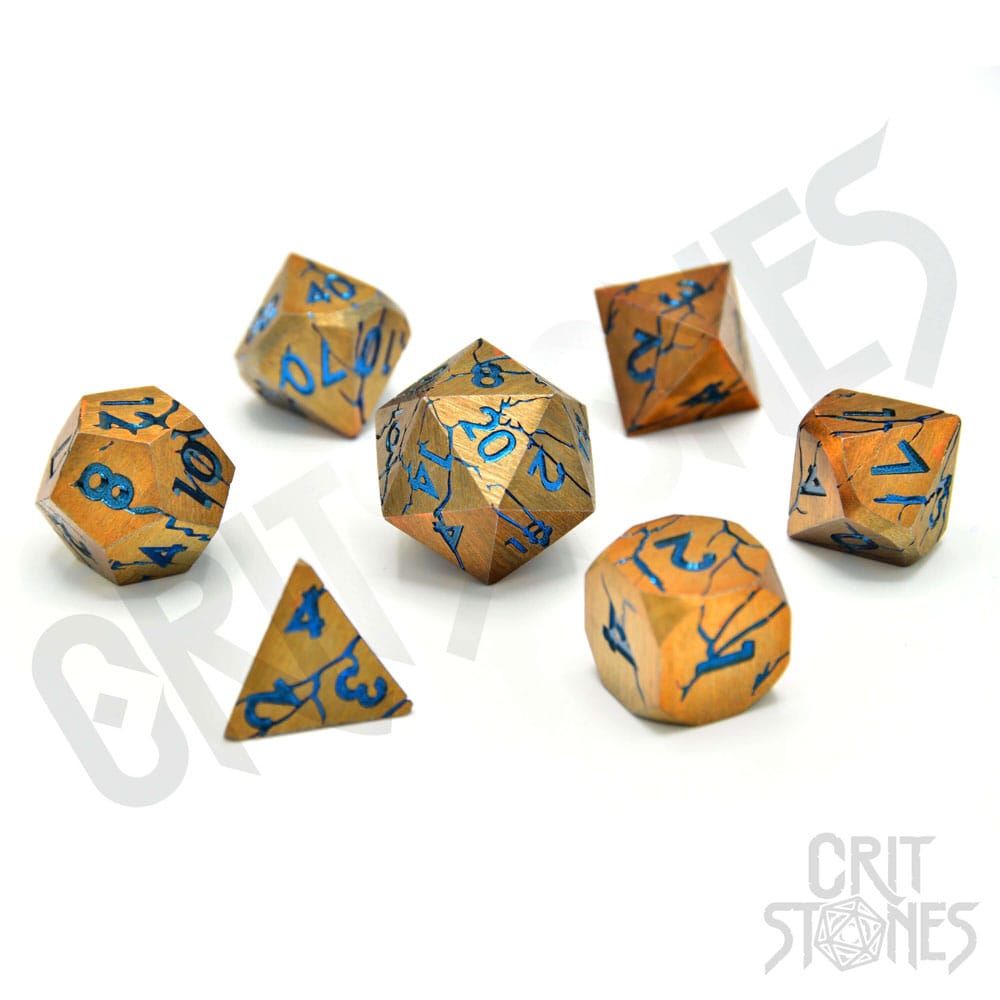 CritStones Metal Würfel Set Sundered Spells (7) - Smalltinytoystore