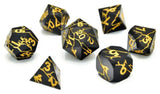 CritStones Metal Würfel Set Torn Mystic (7)