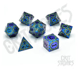 CritStones Metal Würfel Set Twilight Grove (7)