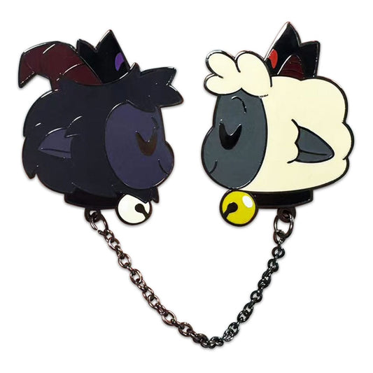 Cult of The Lamb Ansteck-Pin Goat & Lamb 5 cm - Smalltinytoystore