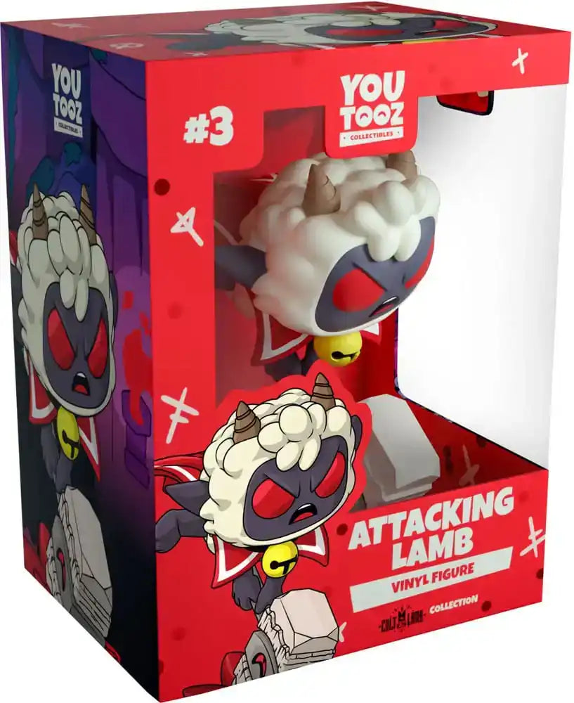 Cult of the Lamb Vinyl Figur Attacking Lamb 11 cm - Smalltinytoystore
