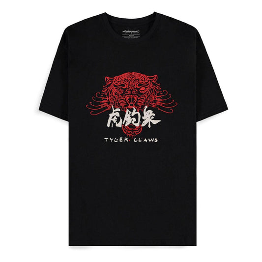 Cyberpunk 2077 T-Shirt Tiger Claws Größe S - Smalltinytoystore