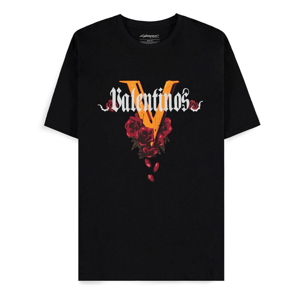 Cyberpunk 2077 T-Shirt Valentino's Größe XL - Smalltinytoystore