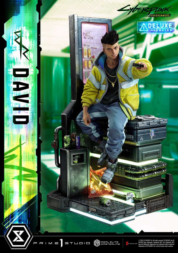 Cyberpunk: Edgerunners Real Elite Masterline Series Statue 1/4 David Bonus Version 58 cm - Smalltinytoystore