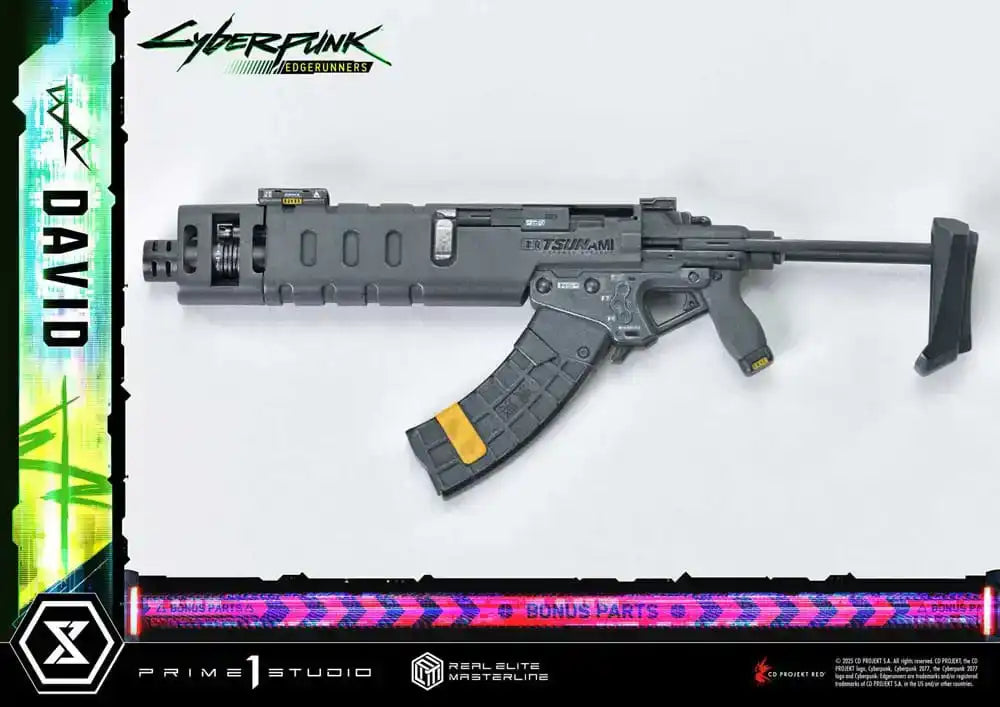 Cyberpunk: Edgerunners Real Elite Masterline Series Statue 1/4 David Deluxe Bonus Version 58 cm - Smalltinytoystore