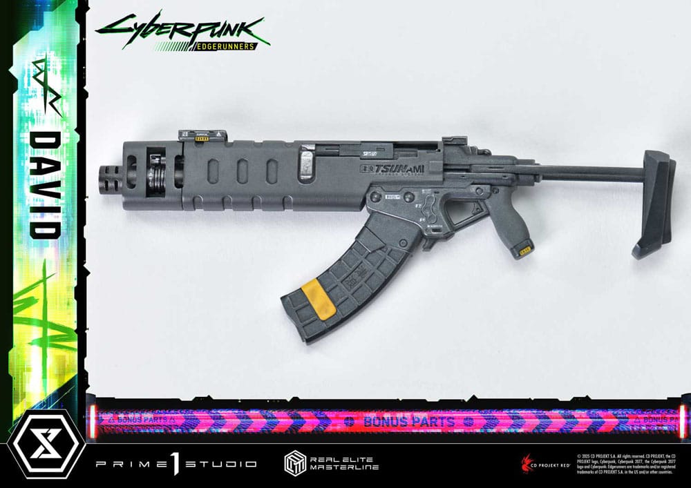 Cyberpunk: Edgerunners Real Elite Masterline Series Statue 1/4 David Deluxe Bonus Version 58 cm - Smalltinytoystore