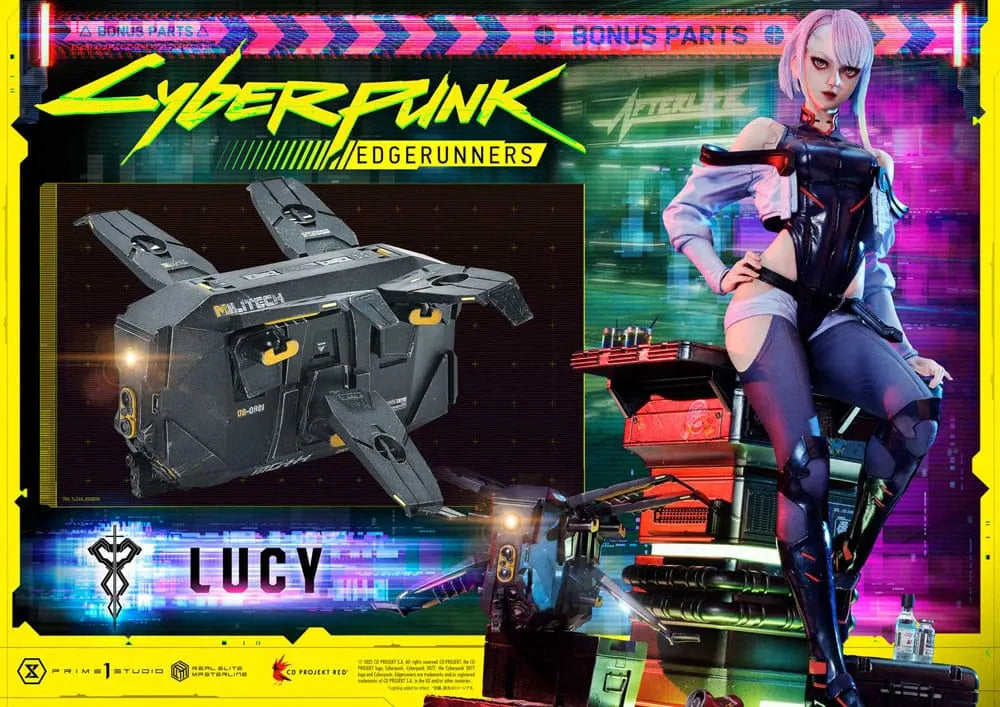 Cyberpunk: Edgerunners Real Elite Masterline Series Statue 1/4 Lucy Deluxe Bonus Version 50 cm - Smalltinytoystore