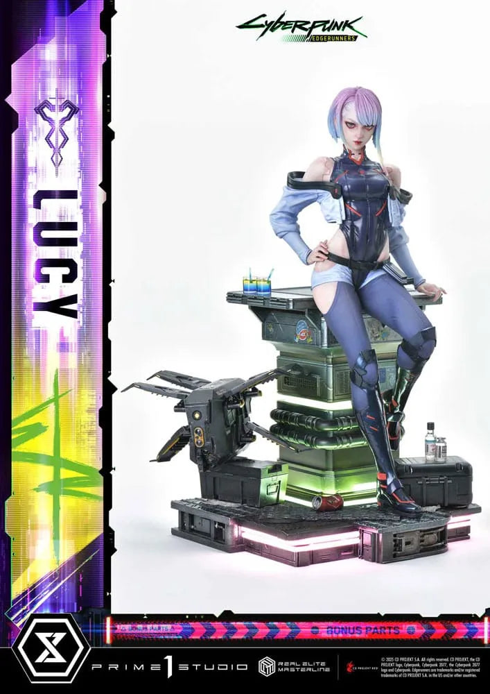 Cyberpunk: Edgerunners Real Elite Masterline Series Statue 1/4 Lucy Deluxe Bonus Version 50 cm - Smalltinytoystore
