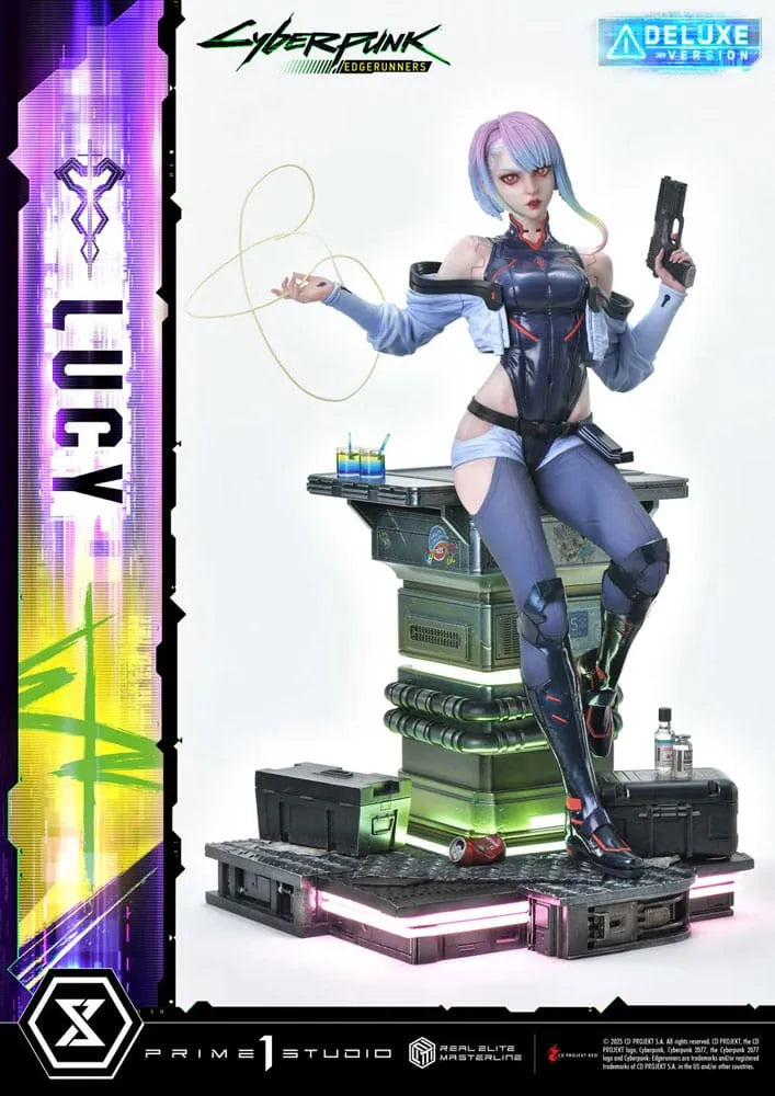 Cyberpunk: Edgerunners Real Elite Masterline Series Statue 1/4 Lucy Deluxe Version 50 cm - Smalltinytoystore