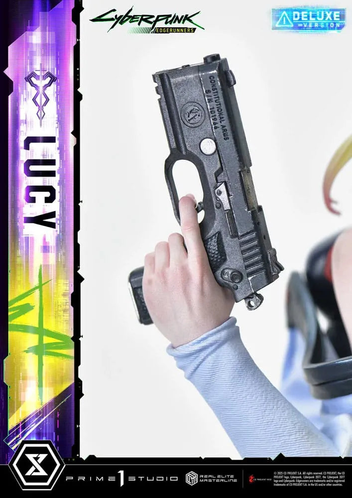 Cyberpunk: Edgerunners Real Elite Masterline Series Statue 1/4 Lucy Deluxe Version 50 cm - Smalltinytoystore