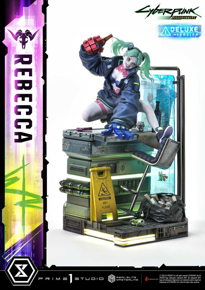 Cyberpunk: Edgerunners Real Elite Masterline Series Statue 1/4 Rebecca Deluxe Bonus Version 54 cm - Smalltinytoystore