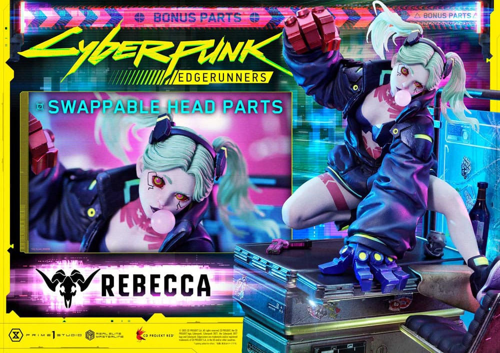 Cyberpunk: Edgerunners Real Elite Masterline Series Statue 1/4 Rebecca Deluxe Bonus Version 54 cm - Smalltinytoystore