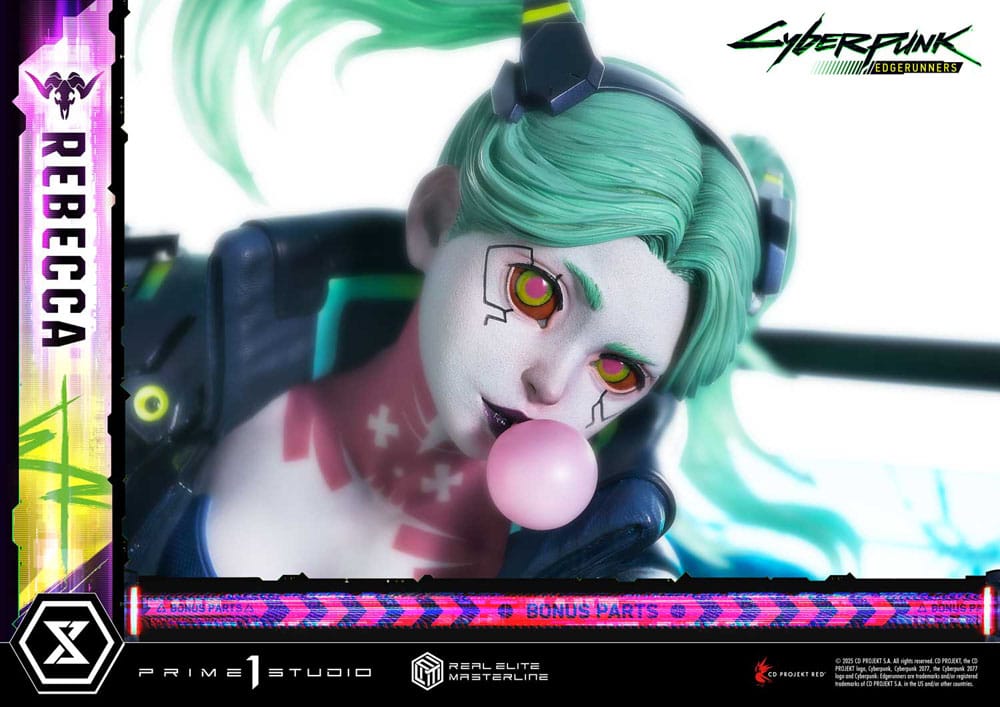 Cyberpunk: Edgerunners Real Elite Masterline Series Statue 1/4 Rebecca Deluxe Bonus Version 54 cm - Smalltinytoystore