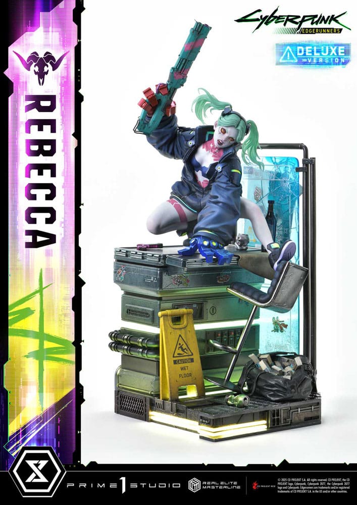 Cyberpunk: Edgerunners Real Elite Masterline Series Statue 1/4 Rebecca Deluxe Version 54 cm - Smalltinytoystore