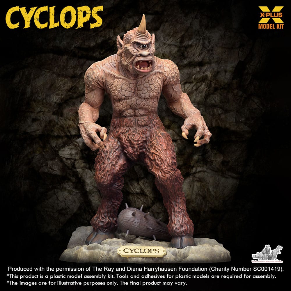 Cyclops Figur Plastic Model Kit 1/72 Renewal Package 23 cm - Smalltinytoystore