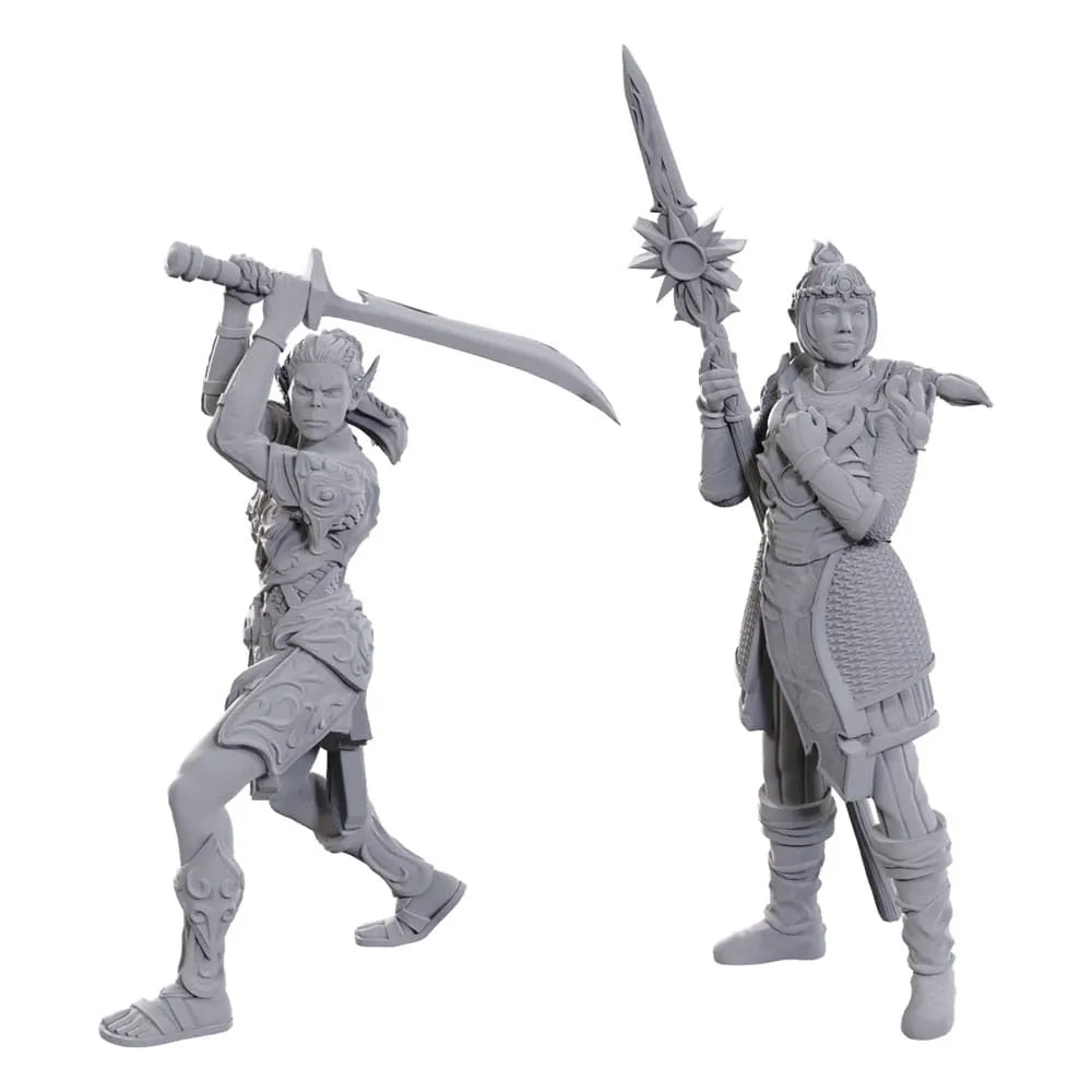 D&D Nolzur's Marvelous Miniatures Miniatur unbemalt Lae'zel & Shadowheart - Smalltinytoystore