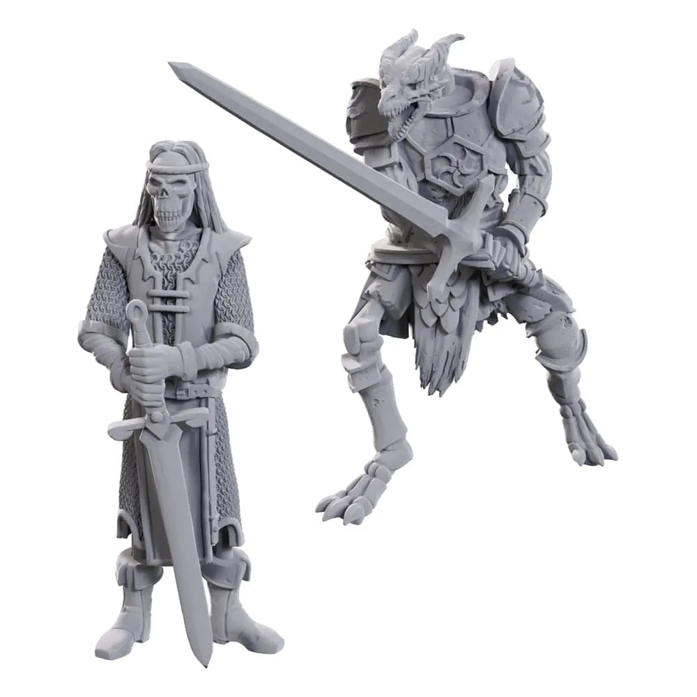 D&D Nolzur's Marvelous Miniatures Miniaturen unbemalt 2er-Pack 50th Anniversary Skeleton Knights - Smalltinytoystore