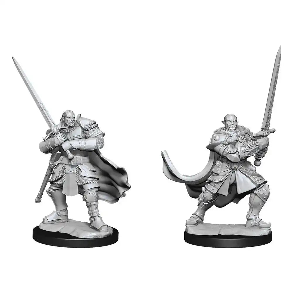 D&D Nolzur's Marvelous Miniatures Miniaturen unbemalt Half-Orc Paladin Male Umkarton (2) - Smalltinytoystore