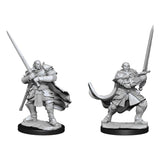 D&D Nolzur's Marvelous Miniatures Miniaturen unbemalt Half-Orc Paladin Male Umkarton (2) - Smalltinytoystore