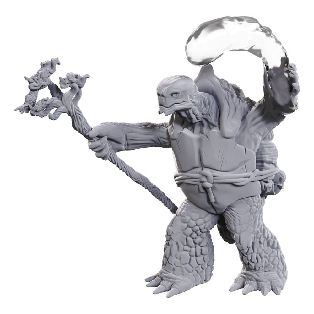 D&D Nolzur's Marvelous Miniatures Miniaturen unbemalt Tortle Druid & Wild Shape Giant Lizard - Smalltinytoystore