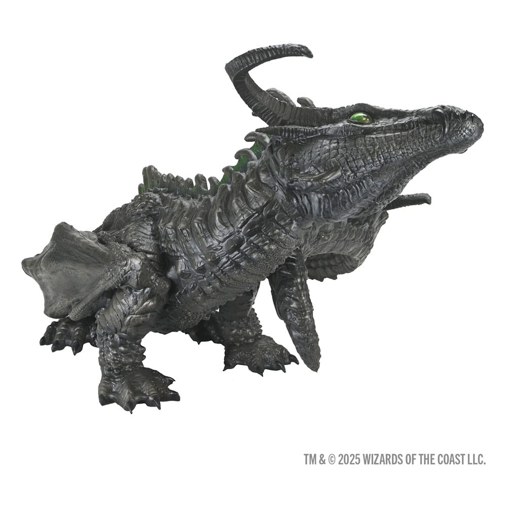 D&D Replicas of the Realms Life-Size Schaumgummi-Figur Black Dragon Wyrmling 46 cm - Smalltinytoystore