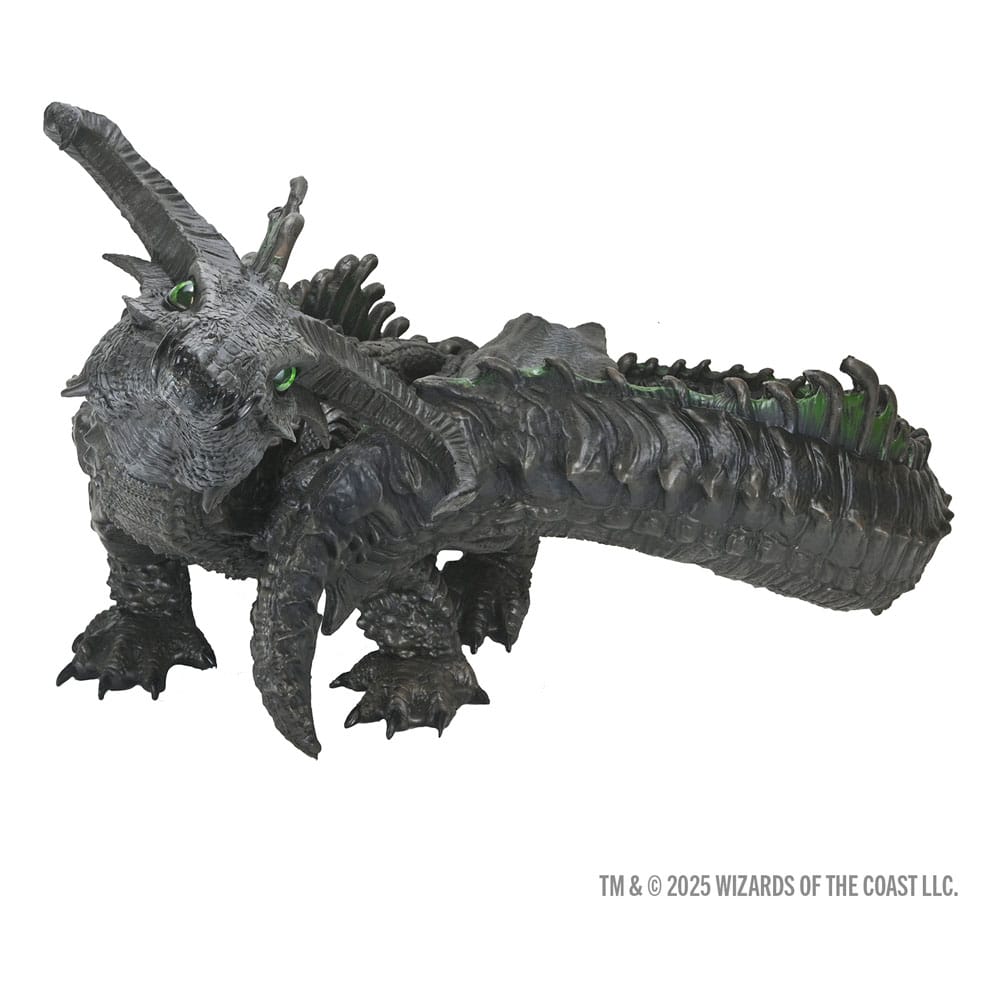 D&D Replicas of the Realms Life-Size Schaumgummi-Figur Black Dragon Wyrmling 46 cm - Smalltinytoystore