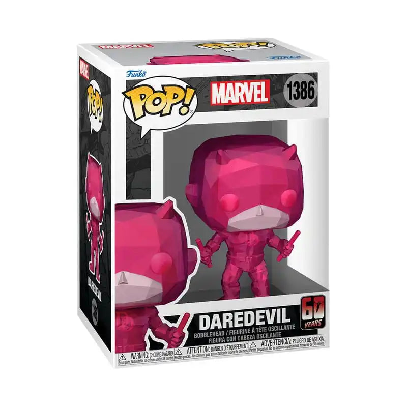 Daredevil 60th Anniversary POP! Vinyl Figur Daredevil(Facet) 9 cm - Smalltinytoystore
