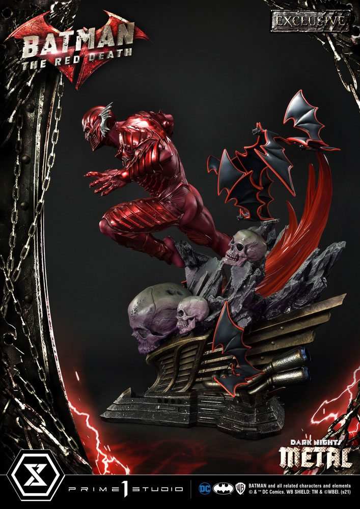 Dark Nights: Metal Statuen 1/3 The Red Death & The Red Death Exclusive 75 cm Sortiment (3) - Smalltinytoystore