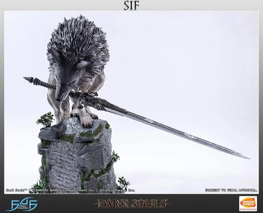 Dark Souls Statue Großer Grauer Wolf Sif 64 cm - Smalltinytoystore