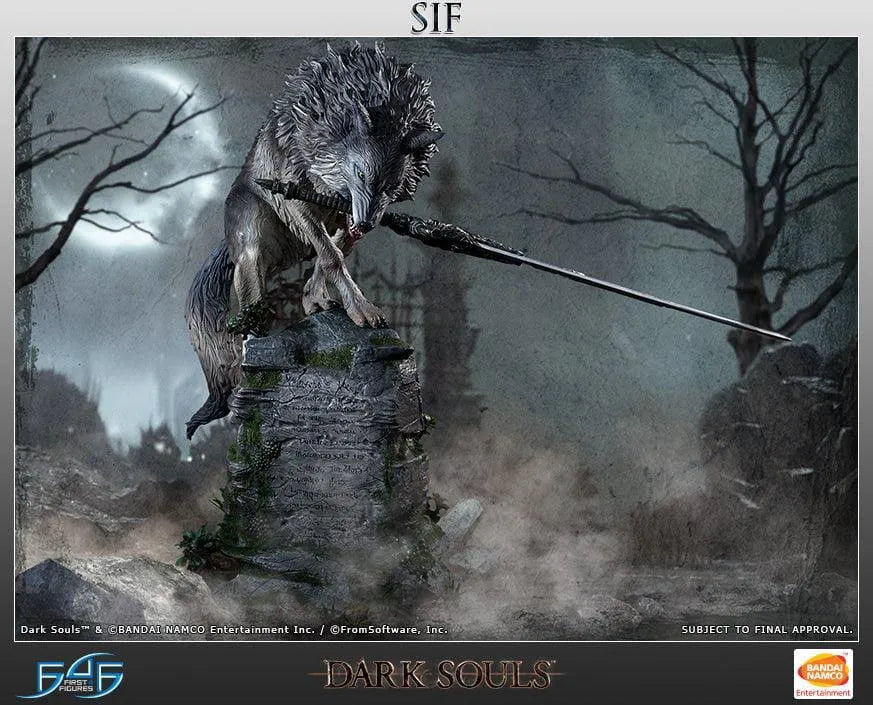 Dark Souls Statue Großer Grauer Wolf Sif 64 cm - Smalltinytoystore