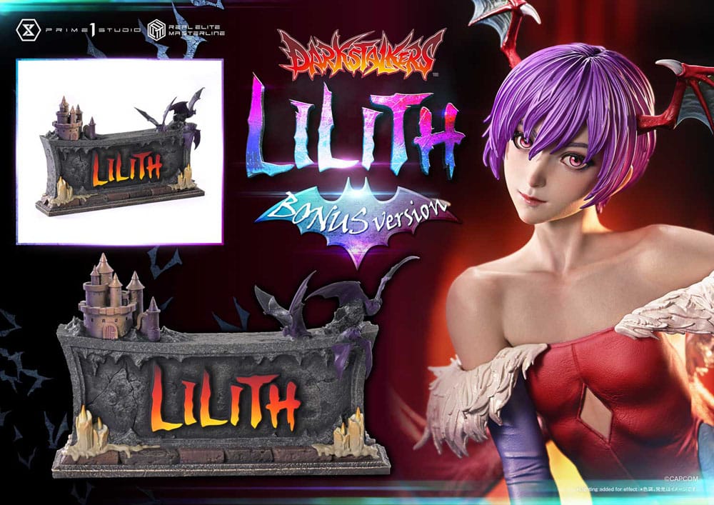 Darkstalkers Real Elite Masterline Series Statue 1/4 Lilith Bonus Version 52 cm - Smalltinytoystore