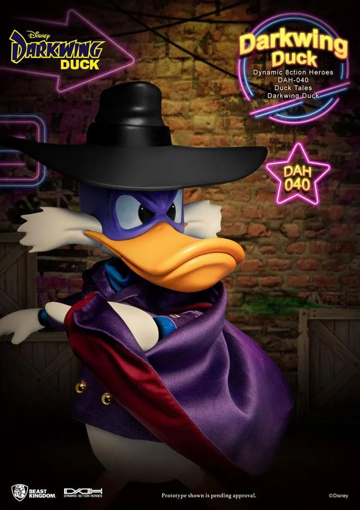 Darkwing Duck Dynamic 8ction Heroes Actionfigur 1/9 Darkwing Duck 16 cm - Smalltinytoystore