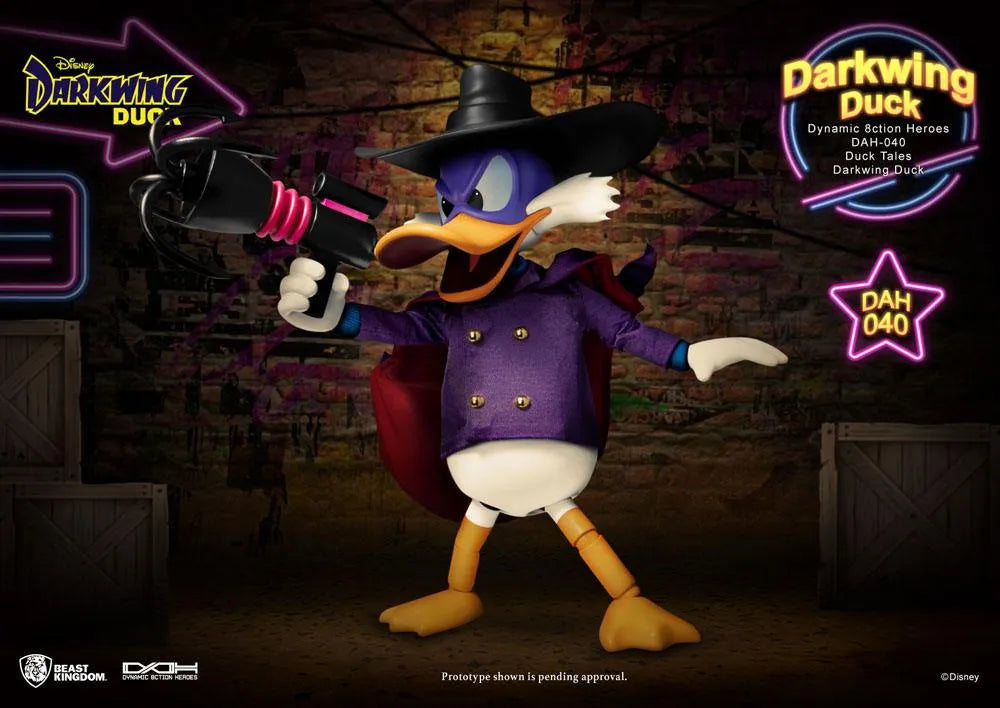 Darkwing Duck Dynamic 8ction Heroes Actionfigur 1/9 Darkwing Duck 16 cm - Smalltinytoystore