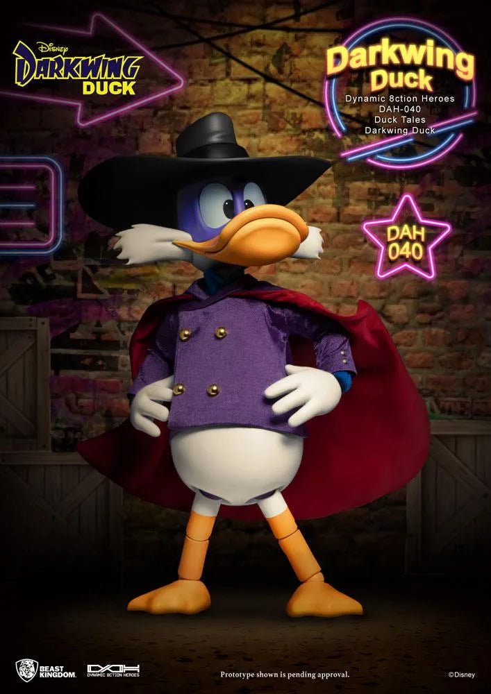 Darkwing Duck Dynamic 8ction Heroes Actionfigur 1/9 Darkwing Duck 16 cm - Smalltinytoystore