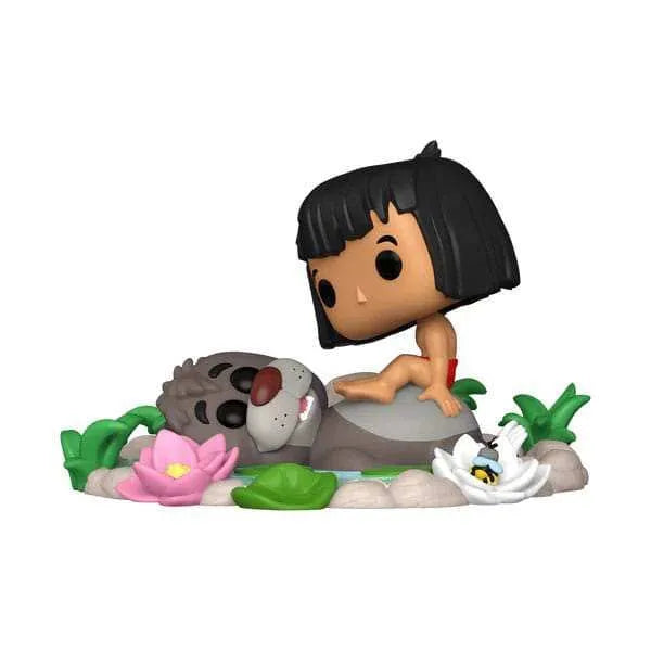Das Dschungelbuch POP Moments Vinyl Figuren Baloo & Mowgli 11 cm - Smalltinytoystore