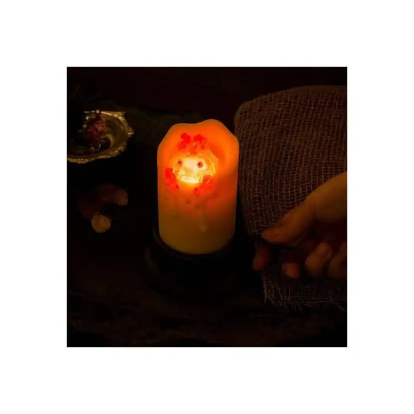 Das wandelnde Schloss Leuchte Illuminated Calcifer & candle 13 cm - Smalltinytoystore