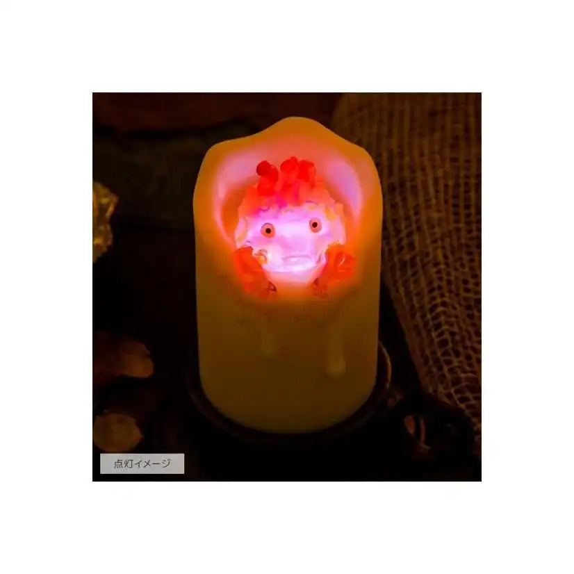Das wandelnde Schloss Leuchte Illuminated Calcifer & candle 13 cm - Smalltinytoystore