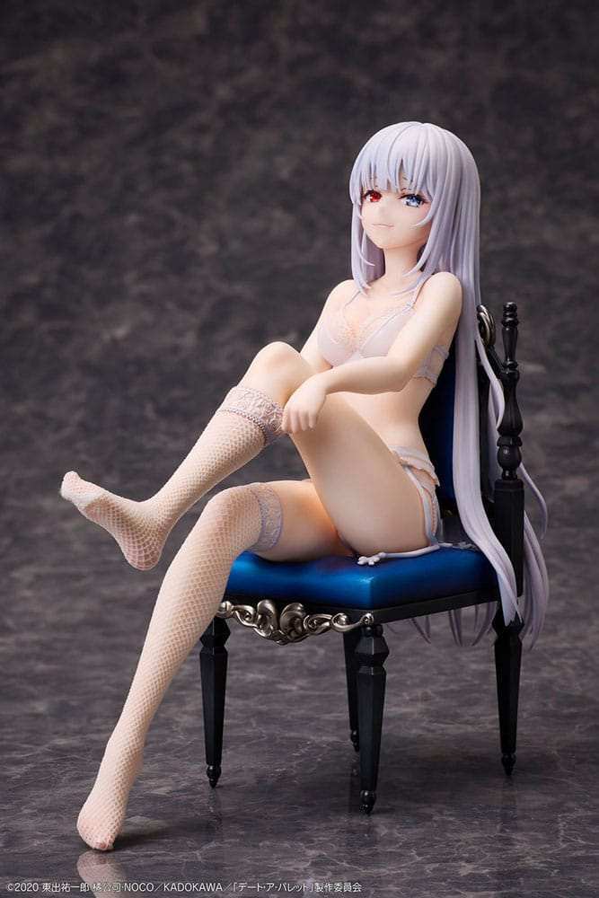 Date a Bullet PVC Statue 1/7 White Queen 17 cm - Smalltinytoystore
