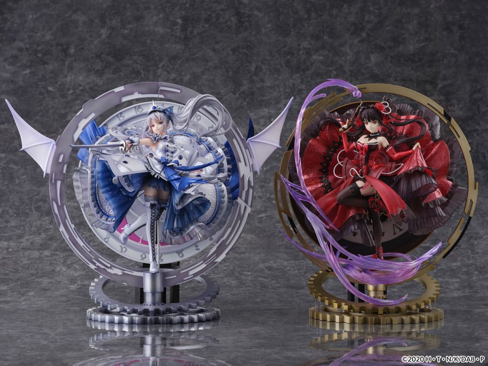 Date A Bullet SHIBUYA SCRAMBLE FIGURE PVC Statue 1/7 The White Queen -Royal Blue Sapphire Dress Ver. 33 cm - Smalltinytoystore