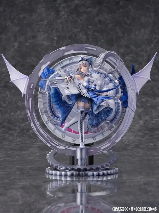 Date A Bullet SHIBUYA SCRAMBLE FIGURE PVC Statue 1/7 The White Queen -Royal Blue Sapphire Dress Ver. 33 cm - Smalltinytoystore