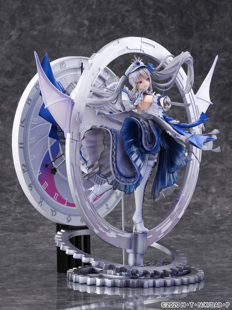 Date A Bullet SHIBUYA SCRAMBLE FIGURE PVC Statue 1/7 The White Queen -Royal Blue Sapphire Dress Ver. 33 cm - Smalltinytoystore