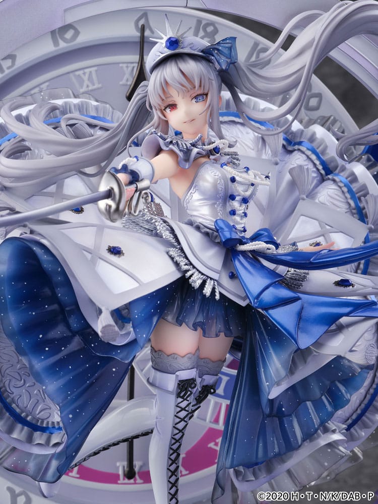 Date A Bullet SHIBUYA SCRAMBLE FIGURE PVC Statue 1/7 The White Queen -Royal Blue Sapphire Dress Ver. 33 cm - Smalltinytoystore