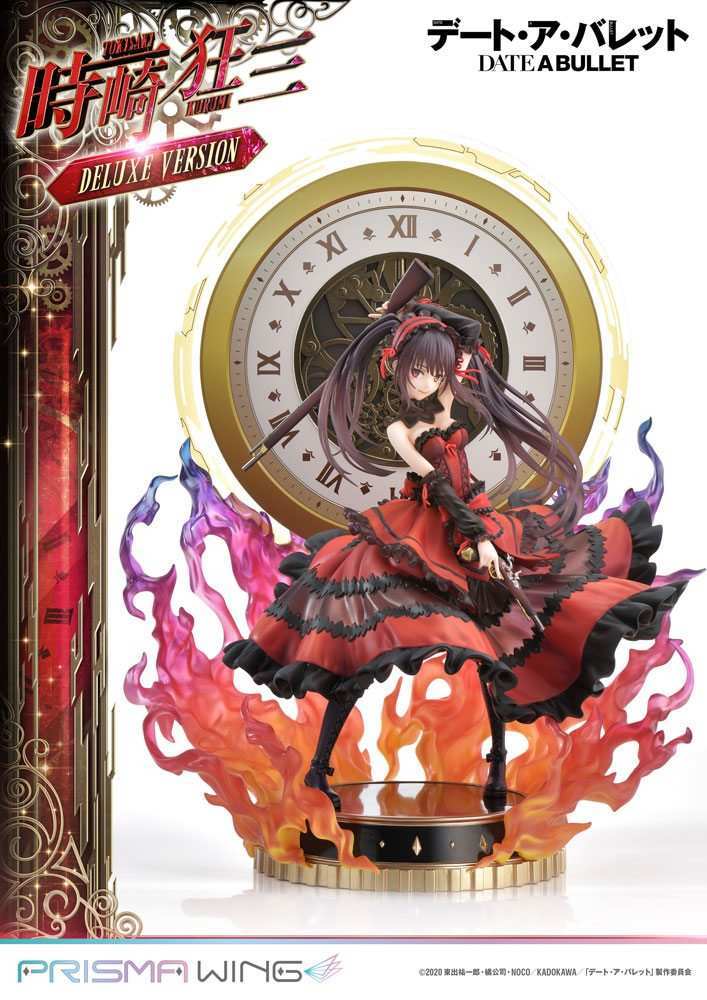 Date A Live Fragment: Date A Bullet Prisma Wing PVC Statue 1/7 Kurumi Tokisaki Deluxe Version 37 cm - Smalltinytoystore