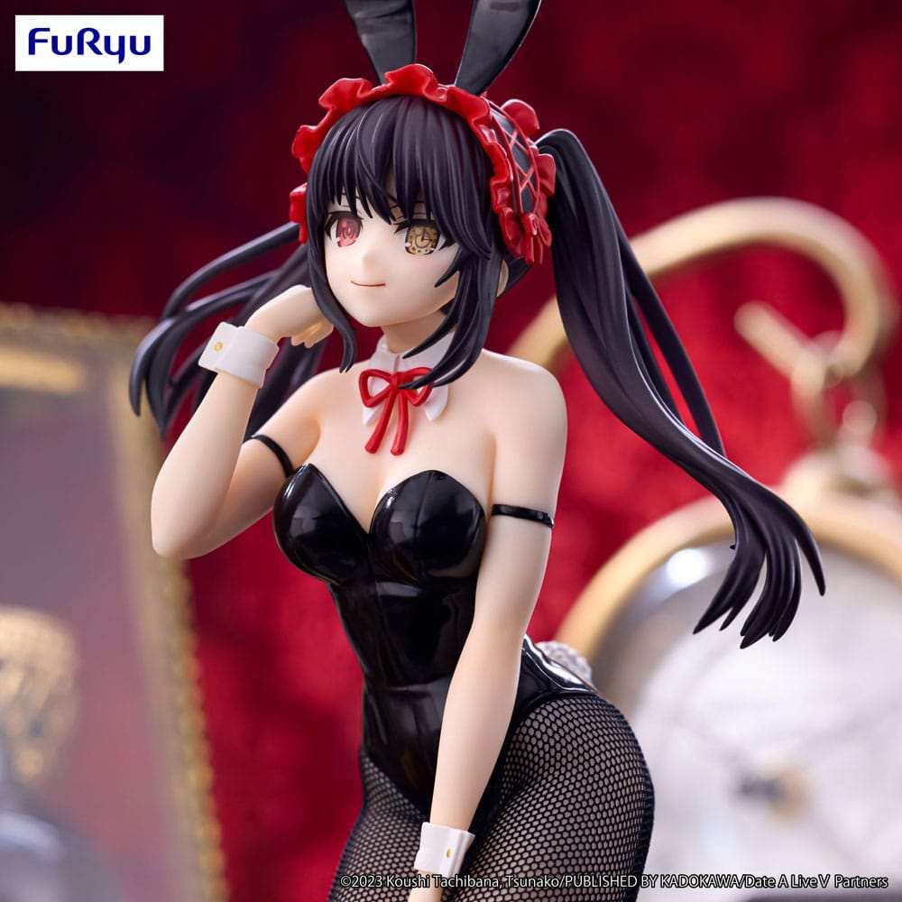 Date A Live V BiCute Bunnies PVC Statue Kurumi Tokisaki Black Color Ver. 29 cm - Smalltinytoystore