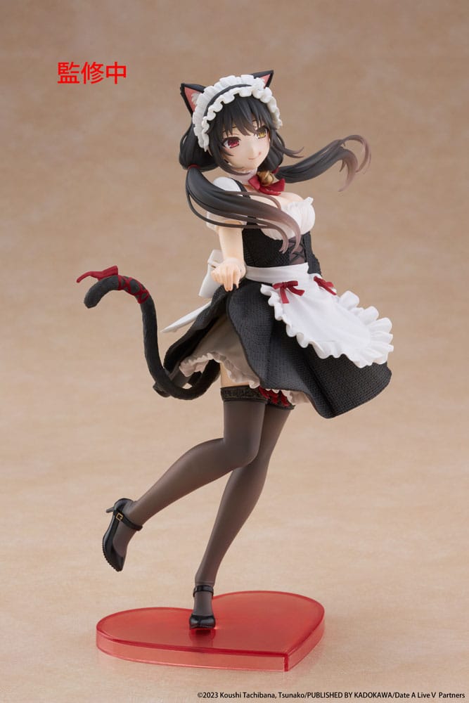 Date A Live V Coreful PVC Statue Kurumi Tokisaki Cat Ear Maid Ver. 18 cm - Smalltinytoystore