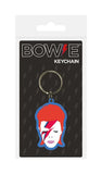 David Bowie Gummi-Schlüsselanhänger Aladdin Sane 6 cm - Smalltinytoystore