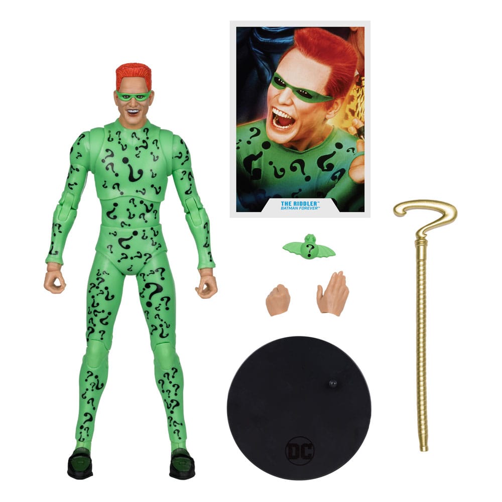 DC Build A Megafig Actionfigur Batman Forever The Riddler (Gold Label) 18 cm - Smalltinytoystore