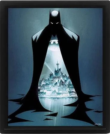 DC Comics 3D-Effekt Poster Set Batman Gotham Protector 26 x 20 cm (3) - Smalltinytoystore