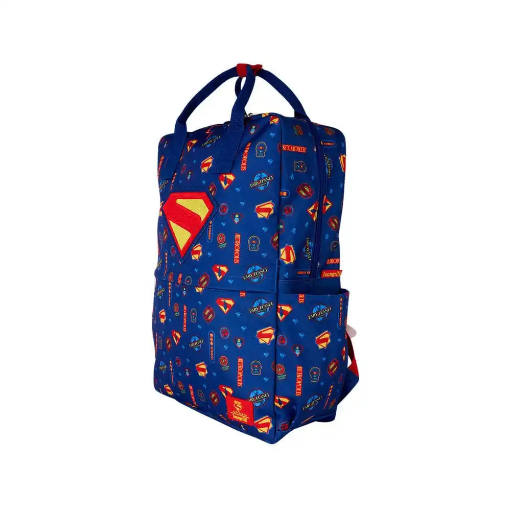 DC Comics by Loungefly Full-Size Nylon Rucksack Superman - Smalltinytoystore