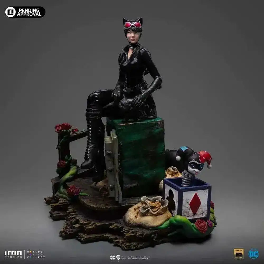 DC Comics Deluxe Art Scale Statue 1/10 Catwoman (Gotham City Sirens) 21 cm - Smalltinytoystore